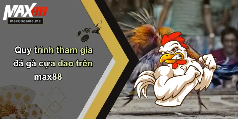Quy trình tham gia đá gà cựa dao trên max88