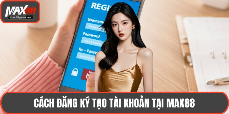 Cách đăng ký tạo tài khoản tại MAX88